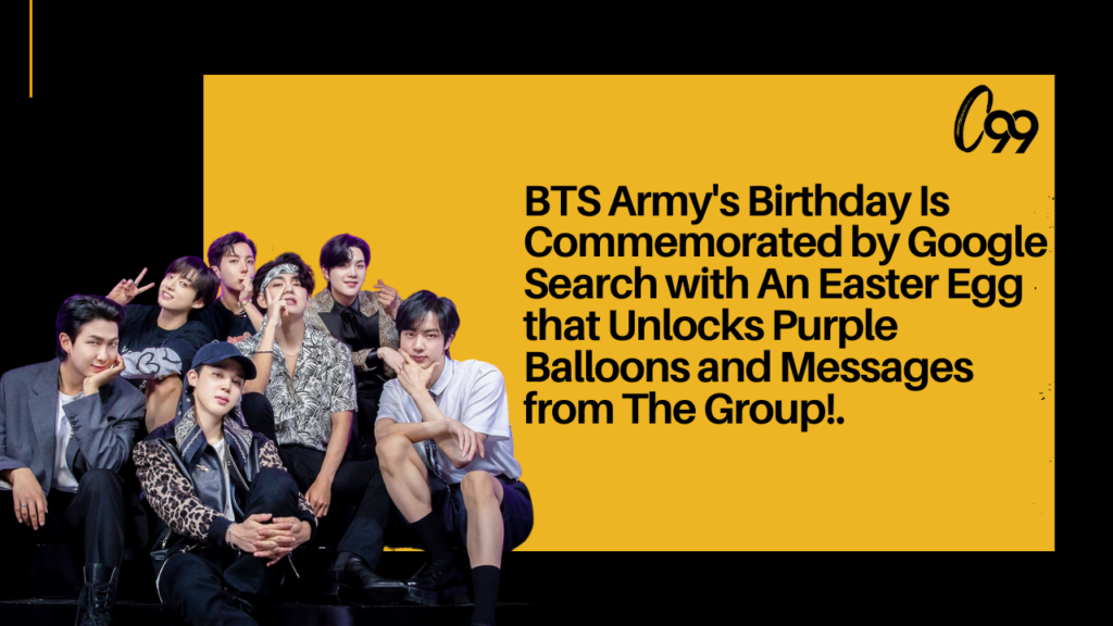 BTS Army's Birthday Is Commemorated by Google Search with An Easter Egg that Unlocks Purple Balloons and Messages from The Group!.