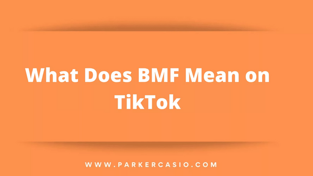 what does bmf mean on tiktok