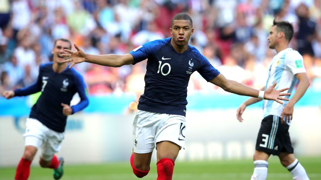 FIFA World Cup 2018: When Mbappe Scored Twice and Helped France Beat Argentina By 4-3