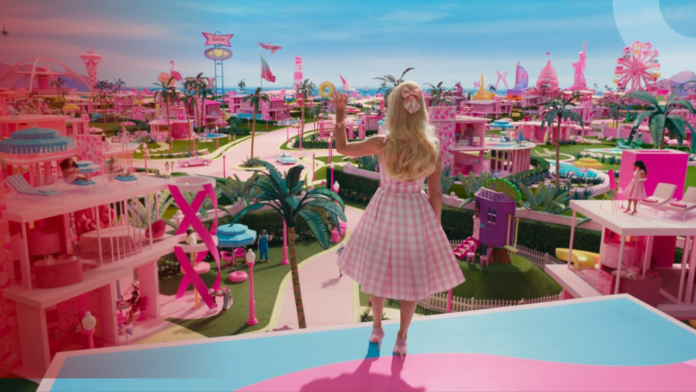 The World Turns Pink and Glittery in The First 'barbie' Video Teaser.