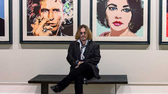 Johnny Depp is Selling Hand-painted Portraits of Heath Ledger and Bob Marley for Thousands of Dollars!