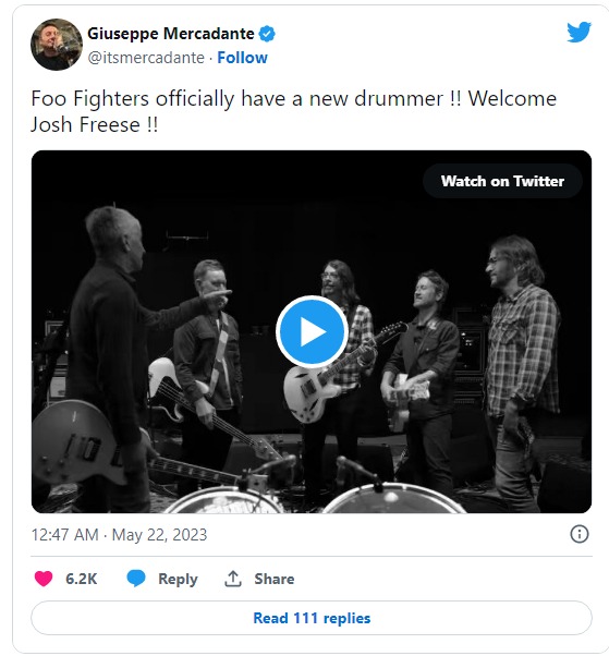 Foo Fighters Introduce Josh Freese as Their New Drummer - Perform Latest Songs on Free Live Stream!