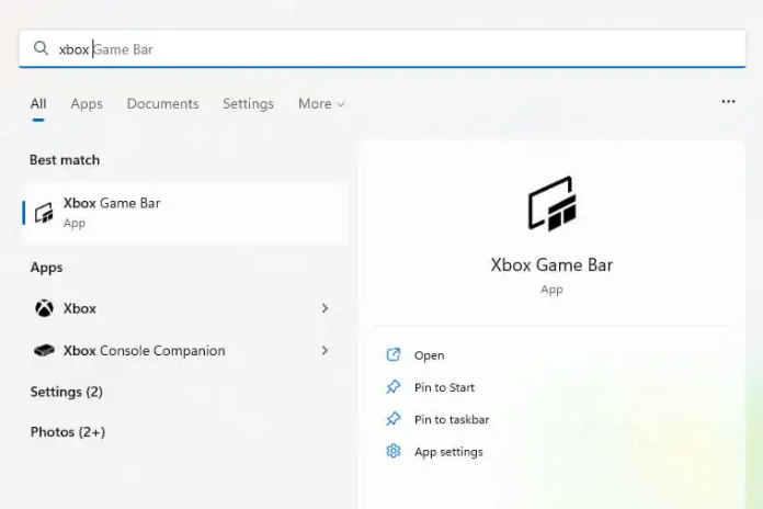 how to disable xbox gamebar