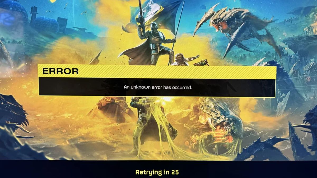 Unknown Error Helldivers 2