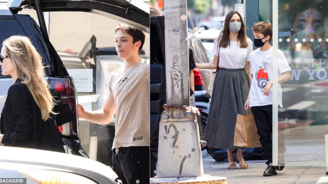 Angelina Jolie enjoys rare outing with son Knox, 15, in LA
