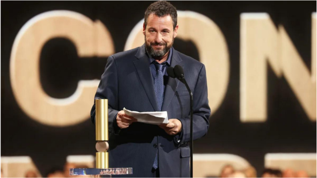 Adorable Photo: Adam Sandler and Wife Jackie Share a Romantic Moment at Date Night