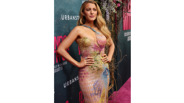 Blake Lively Channels Britney Spears’ Iconic Look at ‘It Ends With Us’ Premiere with Ryan Reynolds