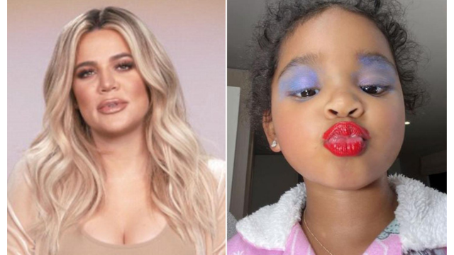 Khloé Kardashian Posts Cute Video of Daughter True’s Lipstick Art: ‘Beautiful Job
